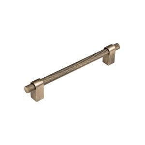 K1-364-365 | Knurled Bar Handle | Antique Brushed Brass | Uform