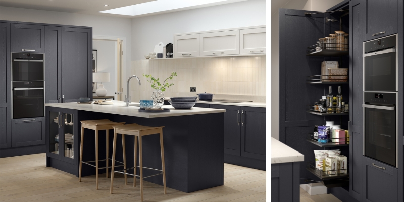 Exploring Colourful Kitchens Blog | Newcombe - Indigo and Light Grey Exploring Colourful Kitchens Blog | Newcombe - Indigo and Light Grey