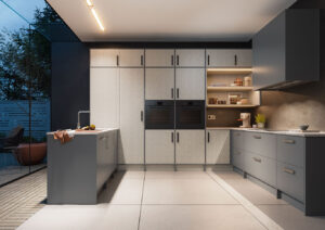 Plana SLAB 1 Forma Crema, Pure Onyx Grey matt LR