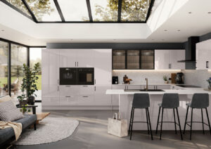 Plana SLAB 2 Cashmere Gloss with glazing LR